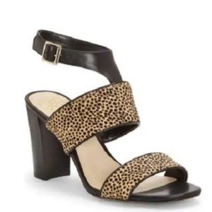 Vince Camuto sandal heels cheetah print